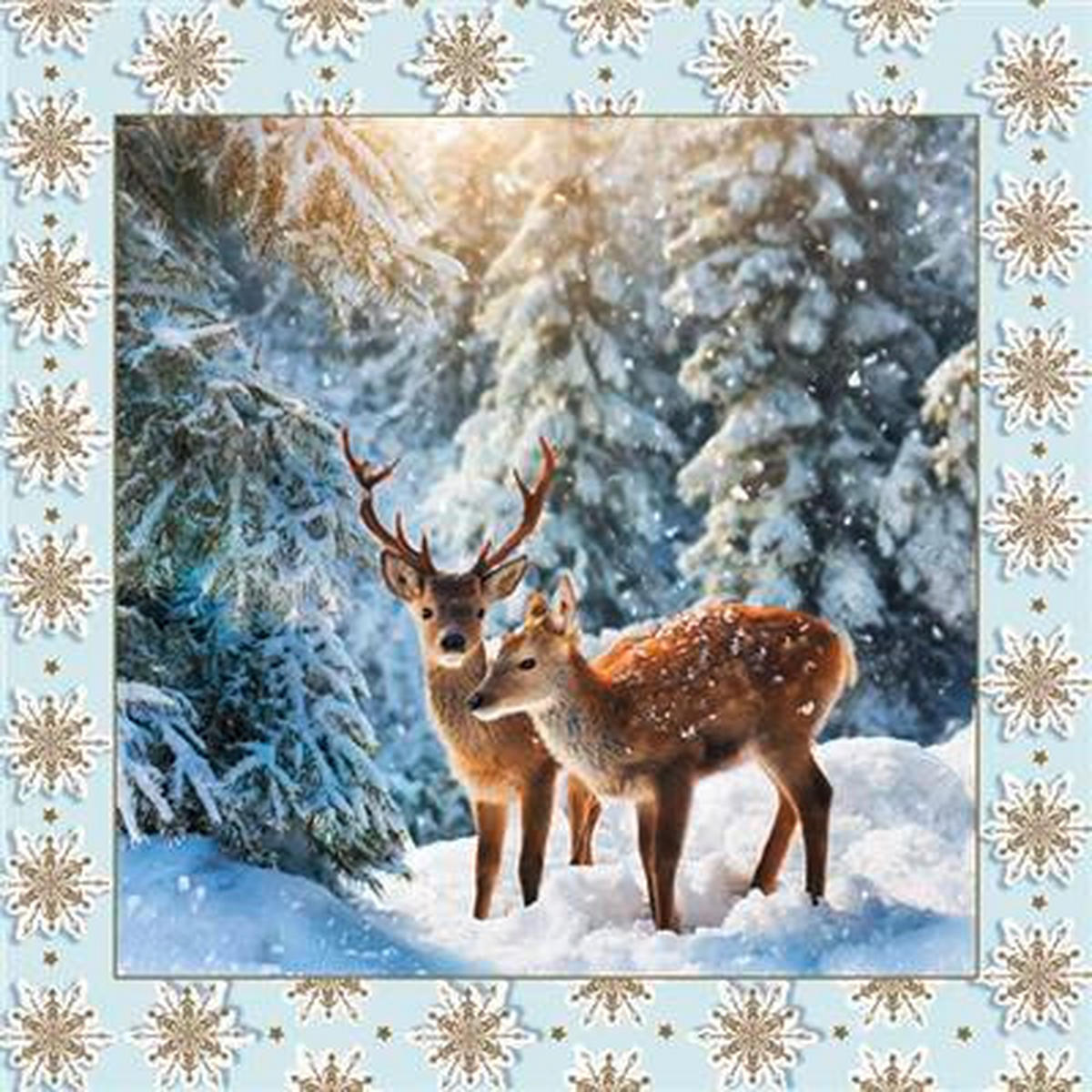 SADA UBROUSKŮ 30 ks - vícebarevná, Lifestyle, papír (40/40cm) - X-Mas