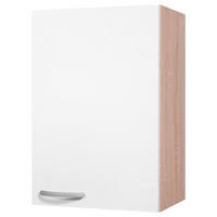 KUHINJSKI GORNJI ELEMENT  60/60/35 cm   - bijela/boje aluminija, Design, drvni materijal/metal (60/60/35cm) - Boxxx