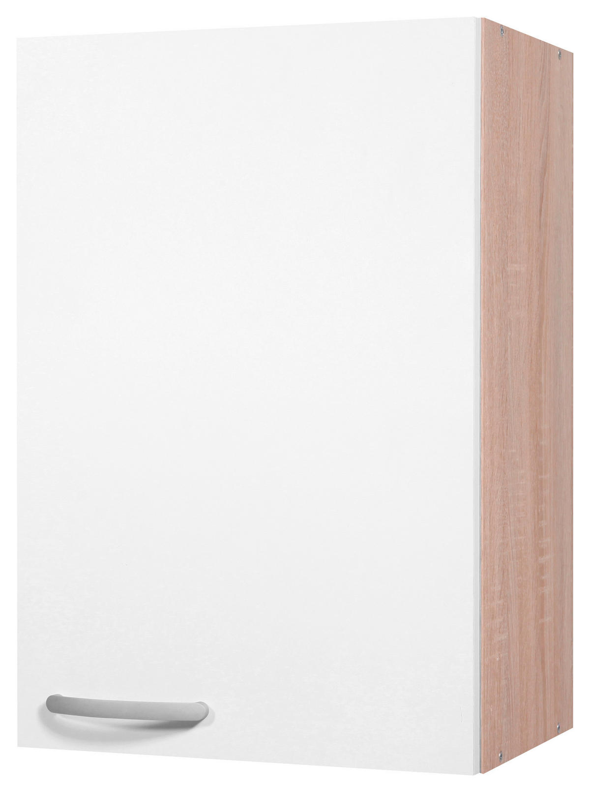 KUHINJSKI GORNJI ELEMENT  60/60/35 cm   - bijela/boje aluminija, Design, drvni materijal/metal (60/60/35cm) - Boxxx