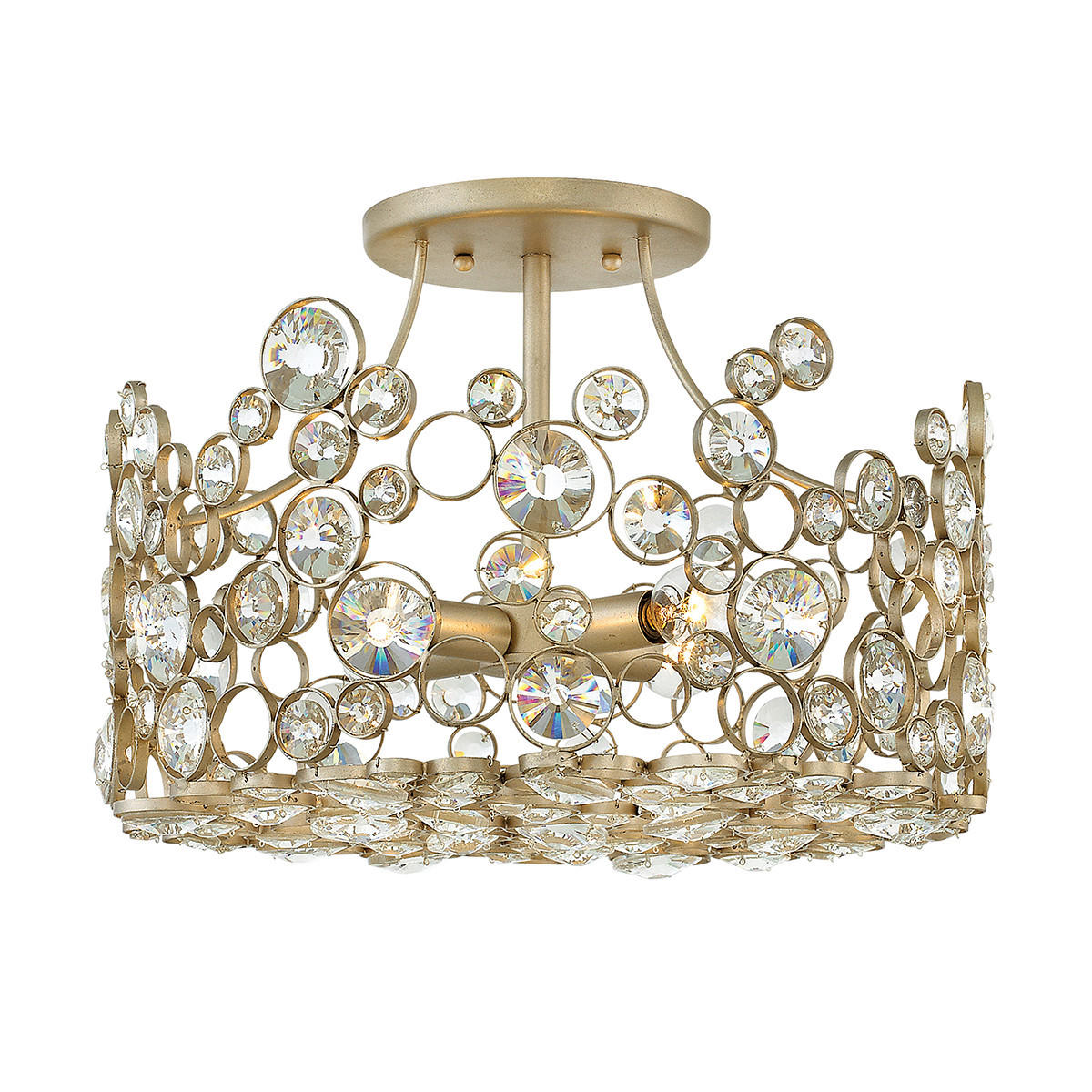 DECKENLEUCHTE  40.6/27.9 cm    - Bronzefarben, Konventionell, Glas/Metall (40.6/27.9cm) - Elstead Lighting