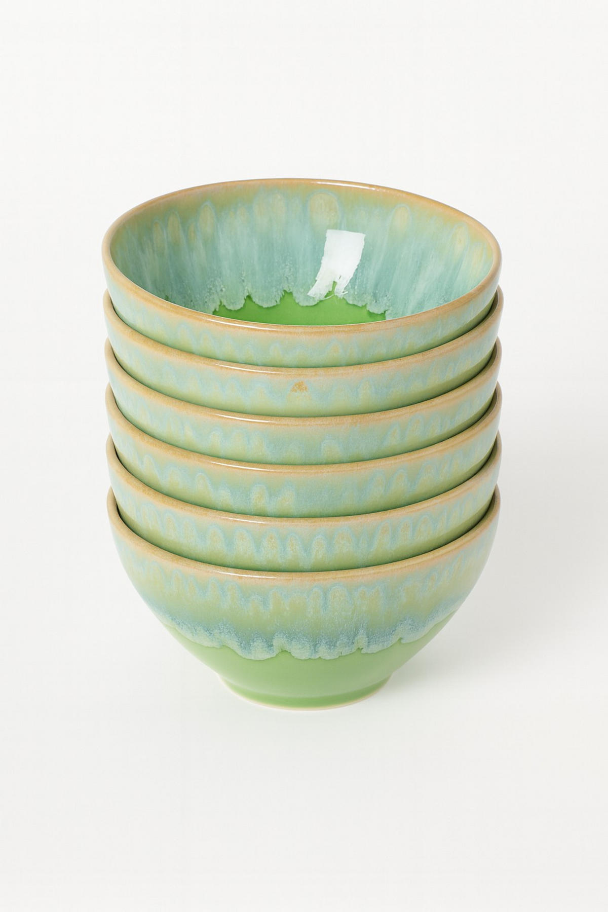 MÜSLISCHALENSET TAORMINA 15 cm  - Hellgrün, Basics, Keramik (15cm) - Costa Nova