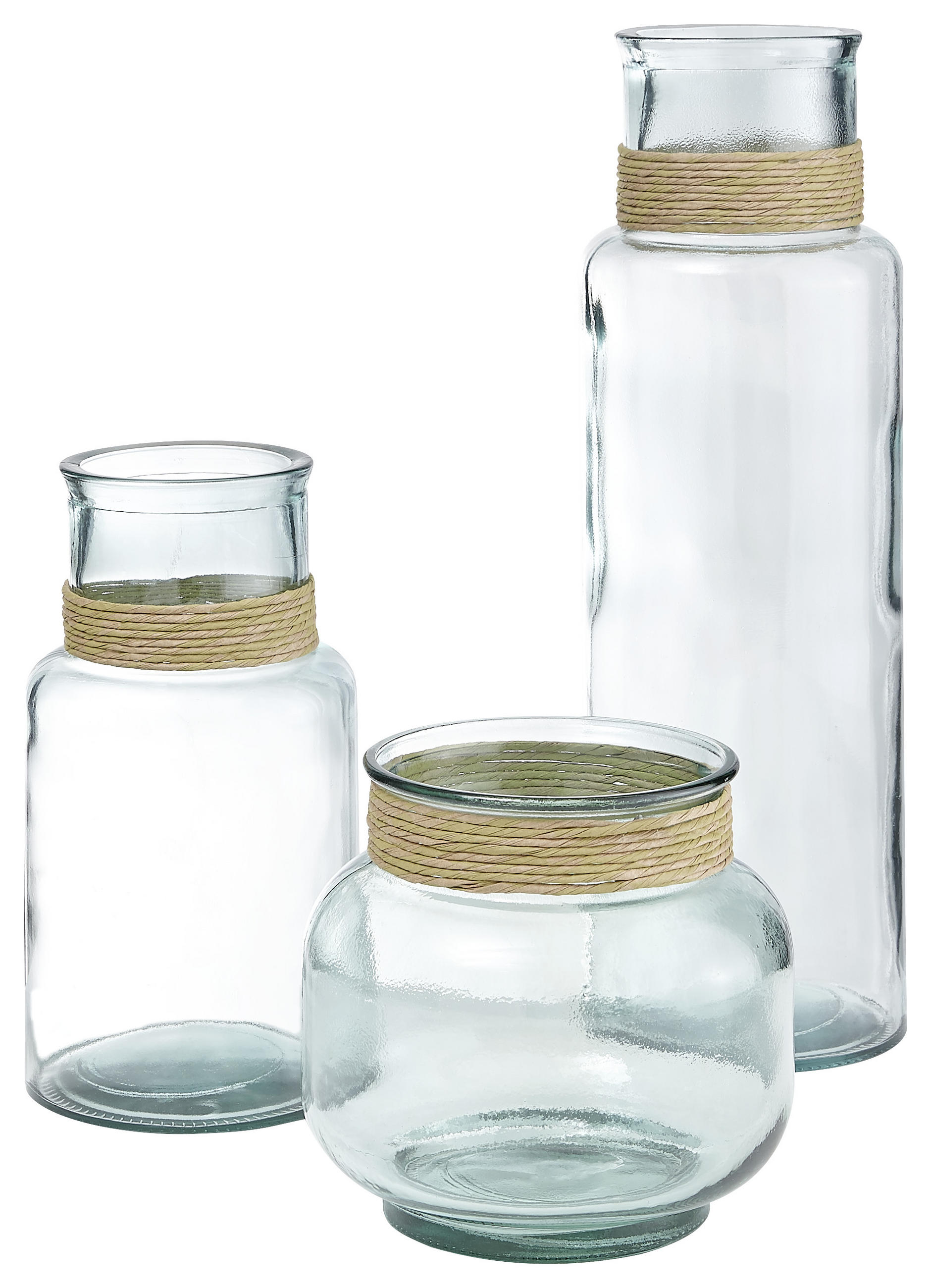 VASE 18 cm  - Klar/Transparent, Basics, Glas (20/18cm) - Ambia Home