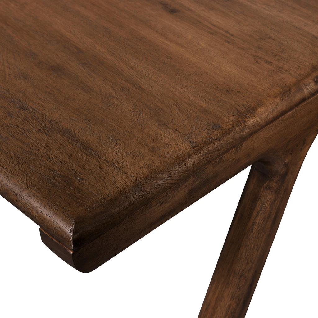 Thumbnail - Livetastic Schreibtisch Tug, Walnuss, Holz, Mangoholz, massiv, rechteckig, A-Form, 60x78x130 cm, Arbeitszimmer, Schreibt...