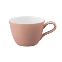 KAFFEETASSE Life Fashion Posh Rose 240 ml  - Weiss/Rosa, Design, Keramik (9/6cm) - Seltmann Weiden