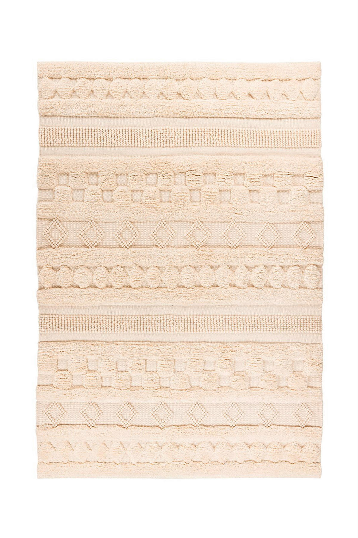TEPPICH 120/180 cm Bohist 125 Natural Multicolor  - Multicolor, KONVENTIONELL, Textil (120/180cm) - Sonnhaus