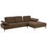 WOHNLANDSCHAFT in Textil Braun - Beige/Bronzefarben, Natur, Textil/Metall (298/178cm) - Valnatura WOHNLANDSCHAFT in Textil Braun - Beige/Bronzefarben, Natur, Textil/Metall (298/178cm) - Valnatura