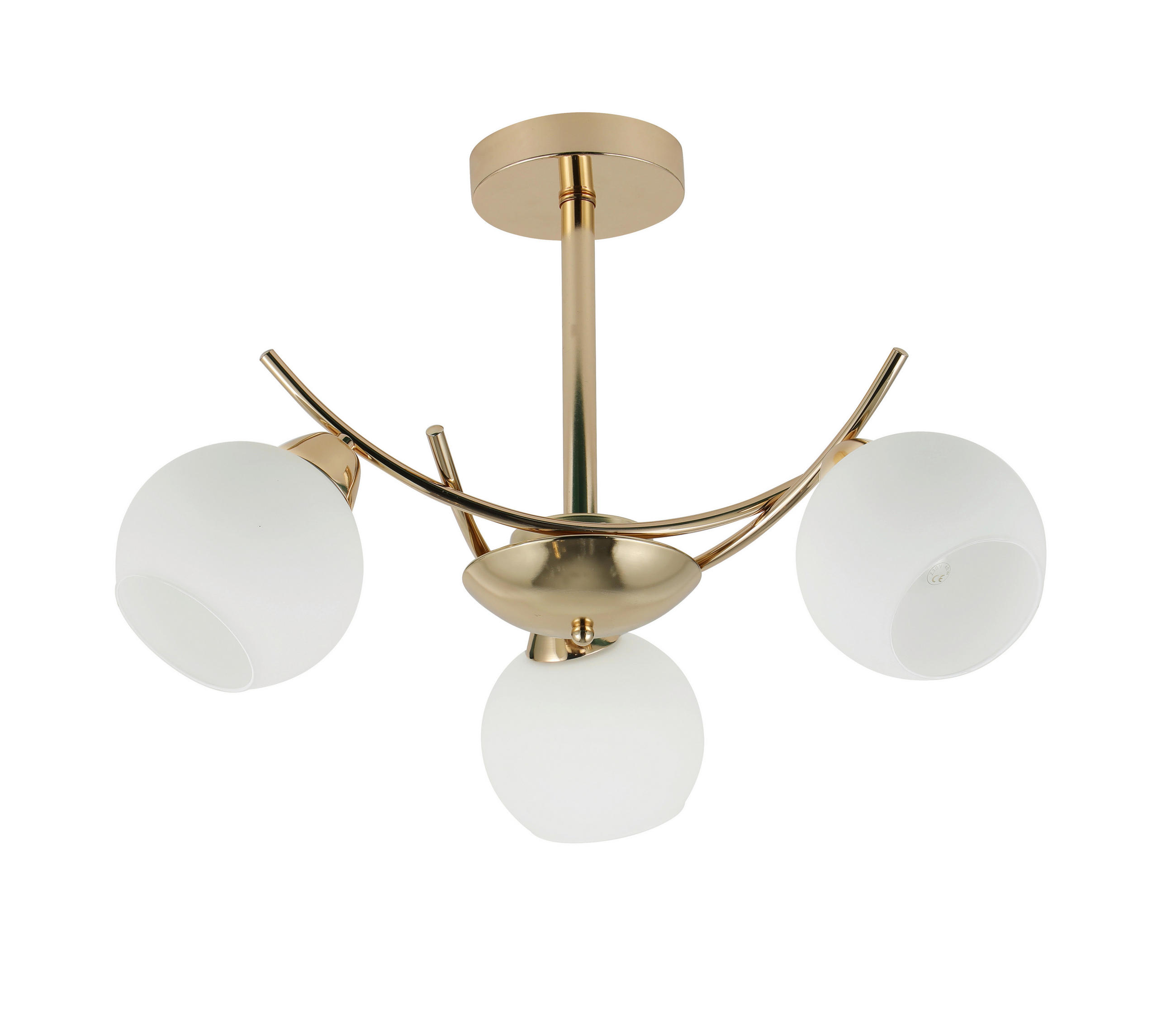 PENDELLAMPA Amos 52/52/36 cm  - guldfärgad, Basics, metall (52/52/36cm)