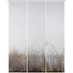 FLÄCHENVORHANG in Braun halbtransparent  - Braun, Design, Textil (3x60/255cm) - Novel