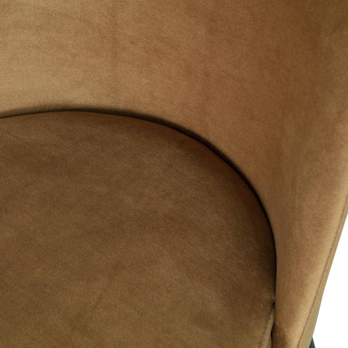 STUHL-SET 2 Stück  in Samt  - Gelb/Schwarz, MODERN, Textil/Metall (50/83/57cm) - Livetastic