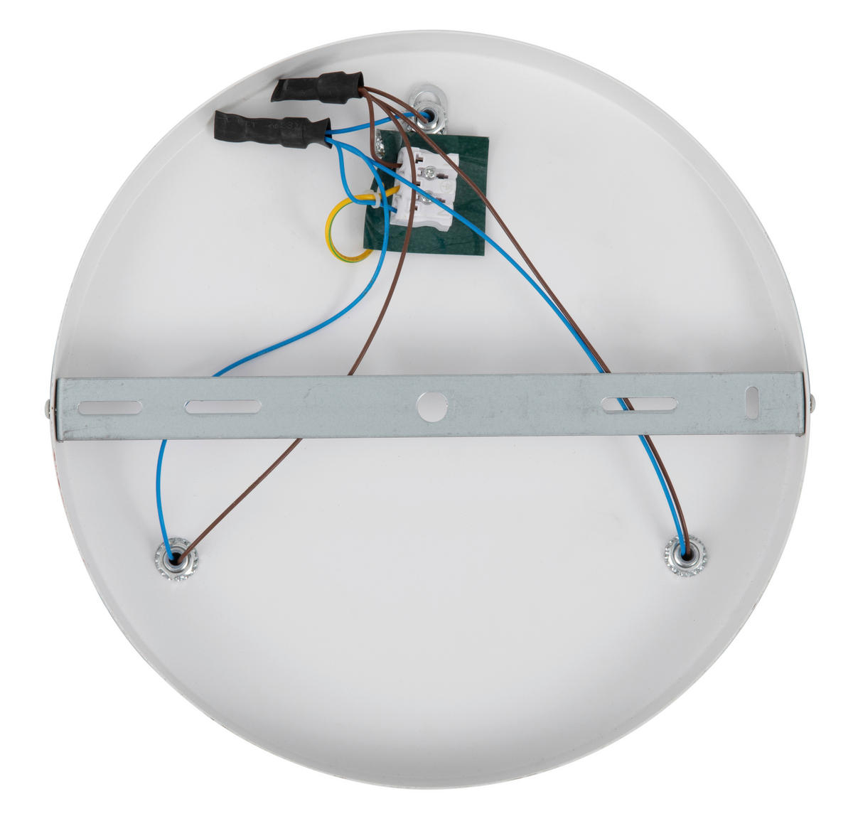 DECKENLEUCHTE  36,5/32,5 cm    - Weiß, Design, Textil/Metall (36,5/32,5cm) - Collet's Monde