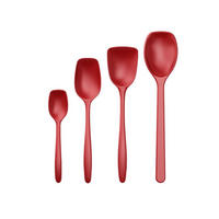 KÖKSREDSKAPSSET - mörkröd, Basics, plast (30cm) - Rosti