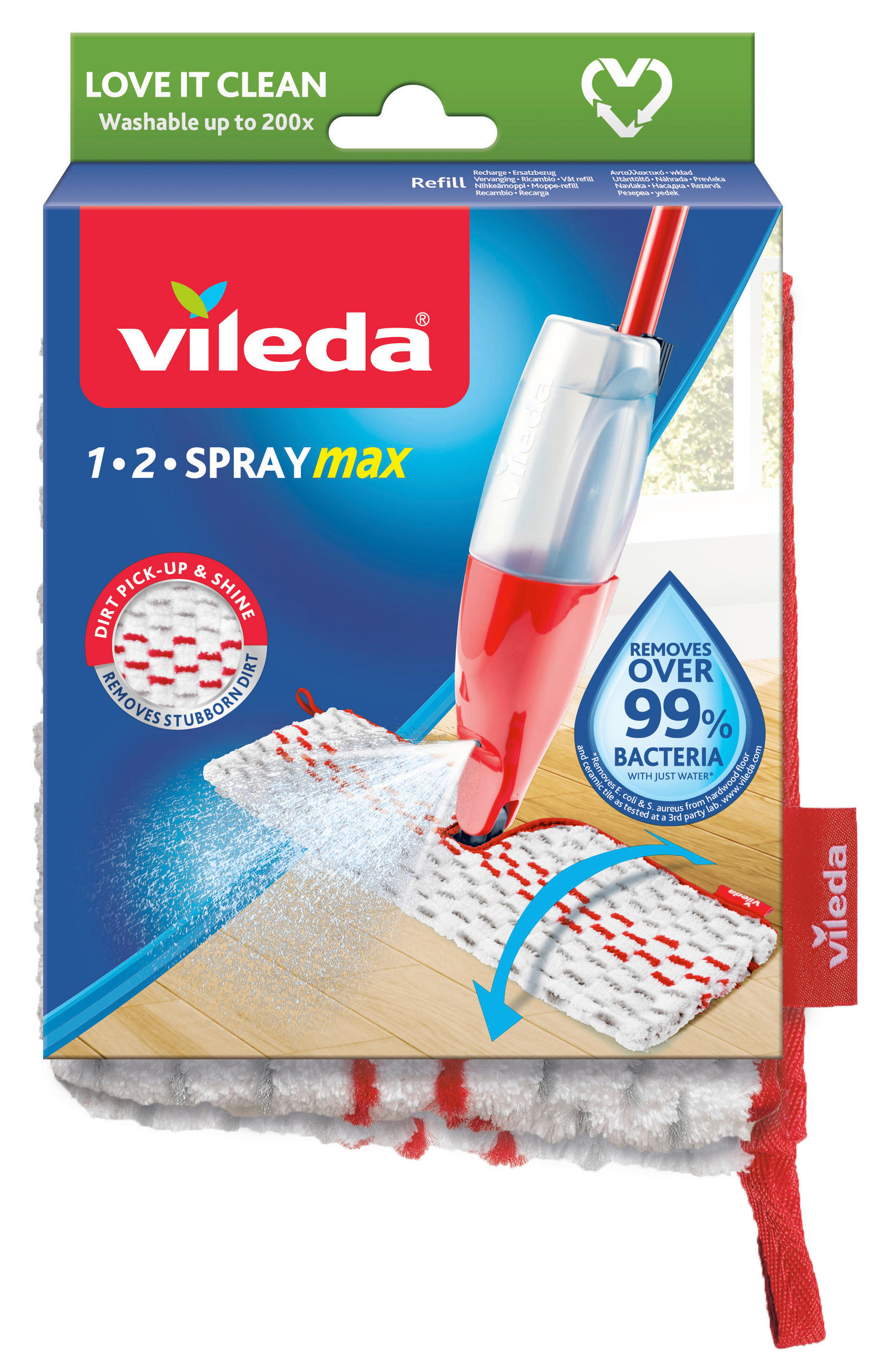 REZERVĂ MOP - multicolor, Basics, textil (0,12kg) - Vileda