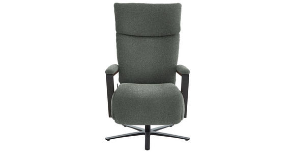 RELAXSESSEL in Textil Graublau - Graublau/Schwarz, Design, Textil/Metall (68/117/85cm) - Cantus