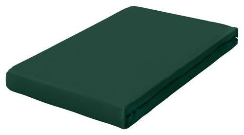 Schlafgut Boxspring-Spannleintuch Pure Dunkelgrün 180-200x200-220 cm