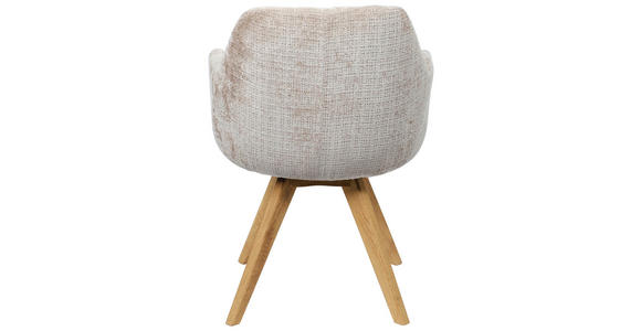ARMLEHNSTUHL in Webstoff - Beige/Naturfarben, KONVENTIONELL, Holz/Textil (59/85/65cm) - Linea Natura