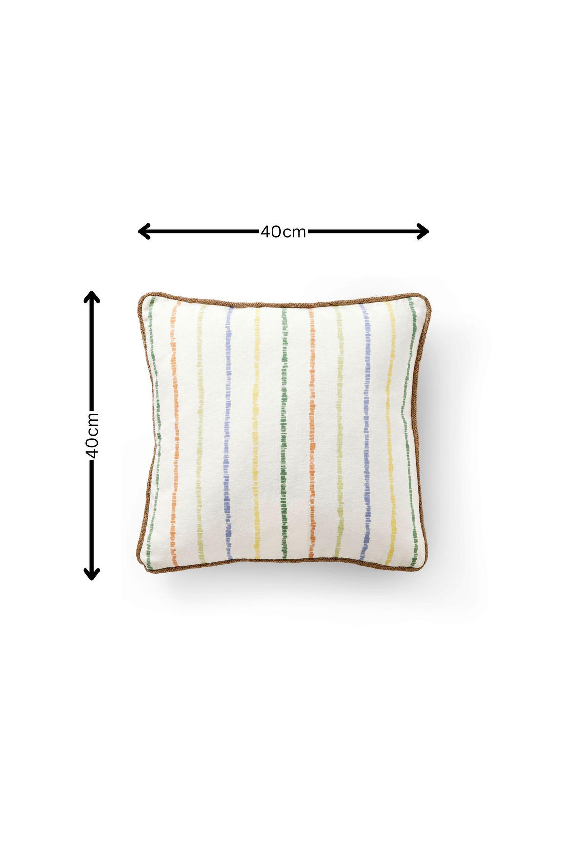 ZIERKISSEN KARIAMA 40/40 cm  - Multicolor, Basics, Textil (40/40cm) - FYNCH-HATTON