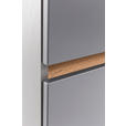 WASCHTISCHKOMBI 101 cm  - Graphitfarben/Weiß, Natur, Keramik/Holzwerkstoff (101cm) - Xora