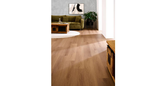 VINYLBODEN Eiche Akustik  per  m² - Eichefarben, KONVENTIONELL, Kunststoff (123,5/19,2/0,8cm) - Venda