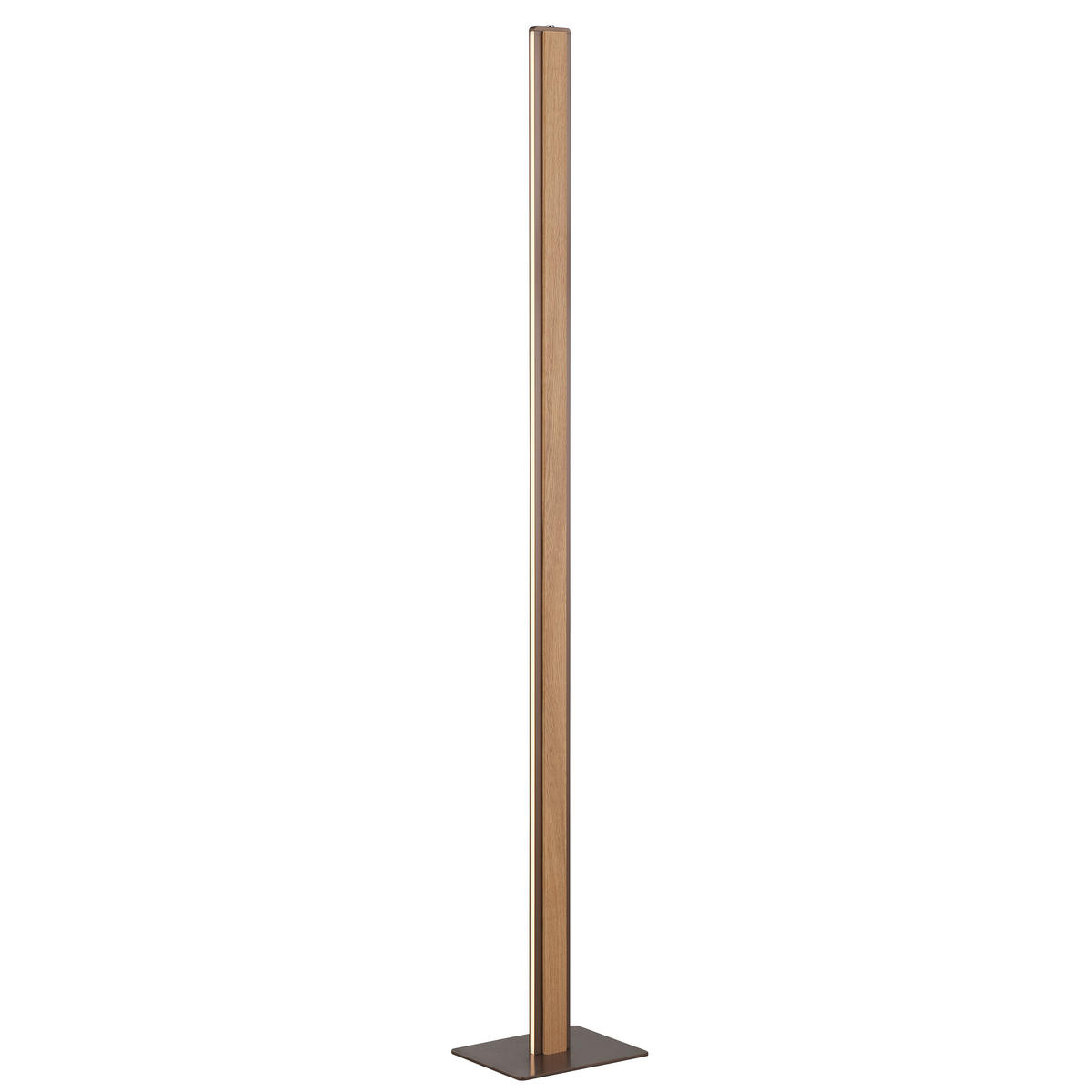 LED-STEHLEUCHTE ARVISO 18/142/22 cm  - Eiche Bianco/Braun, Natur, Holz/Kunststoff (18/142/22cm) - Brilliant
