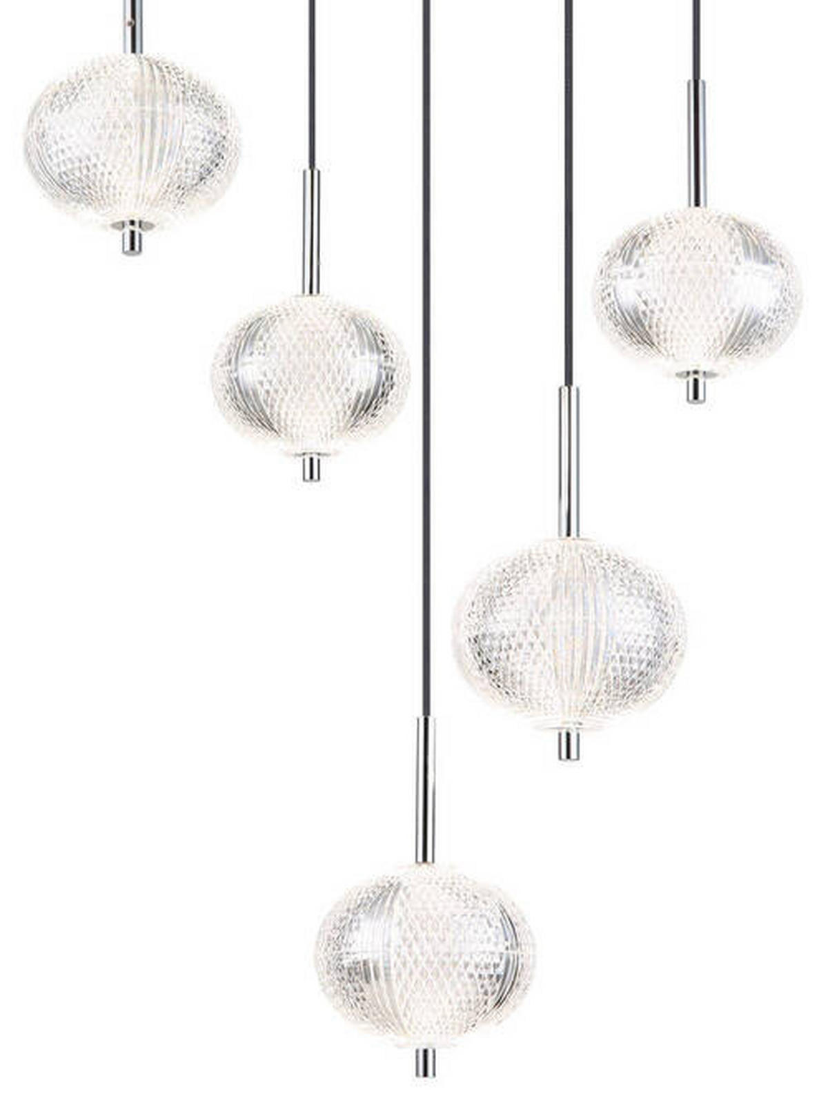LED-HÄNGELEUCHTE  57/150 cm   - Klar/Schwarz, Basics, Kunststoff/Metall (57/150cm) - Globo