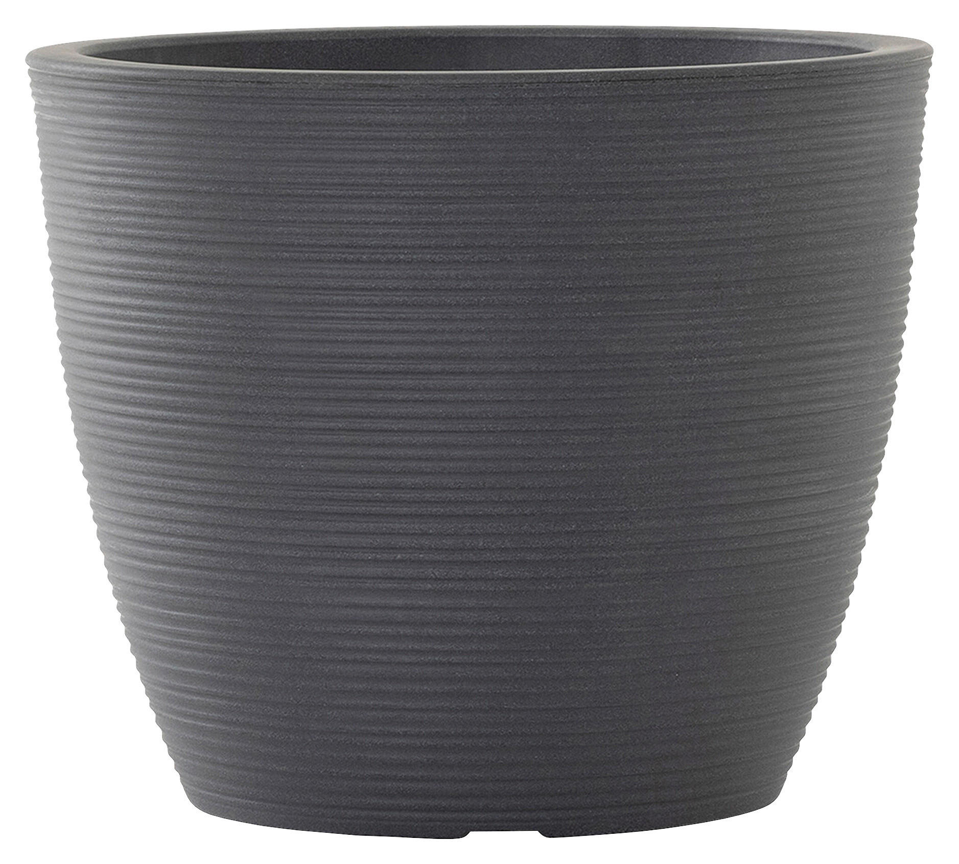 PFLANZENTOPF   - Anthrazit, Basics, Kunststoff (58/49cm) - Siena Garden