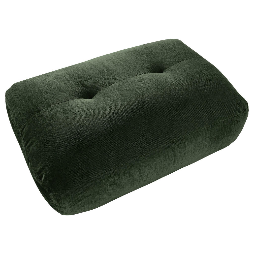 Thumbnail - Trendmanufaktur Hocker BE Fluffy, Dunkelgrün, Textil, rechteckig, 112x46x65 cm, Made in EU, Wohnzimmer, Hocker, Sitzhock...