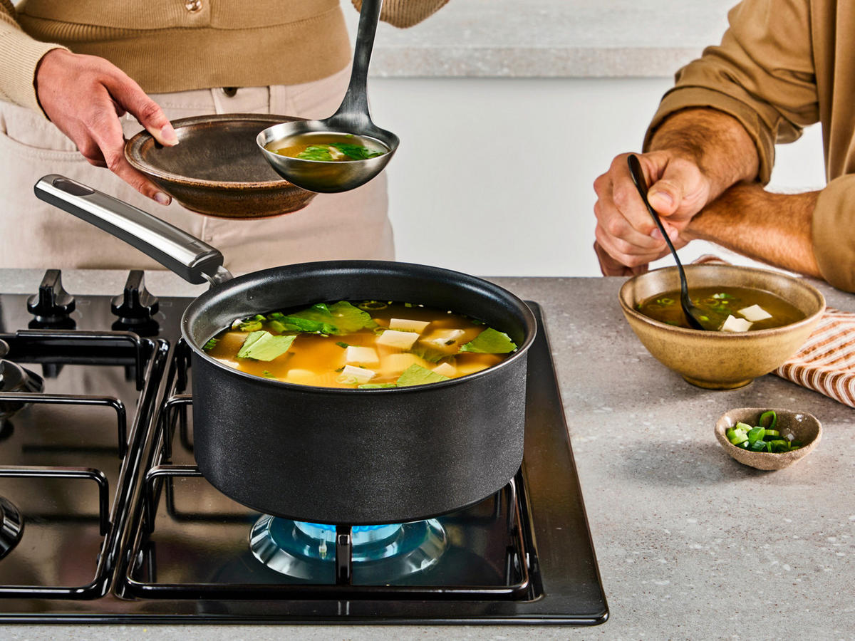 ŠERPA SA DRŠKOM Tefal Excellence+   - crna, Osnovno, metal (18cm) - Tefal