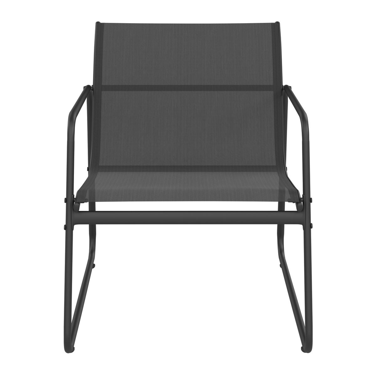 LOUNGEGARNITUR Eisen  - Grau, MODERN, Glas/Textil - Ambia Garden