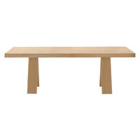 ESSTISCH in Holz 250-350/100/75 cm  - Eiche Bianco, Natur, Holz (250-350/100/75cm) - TEAM 7