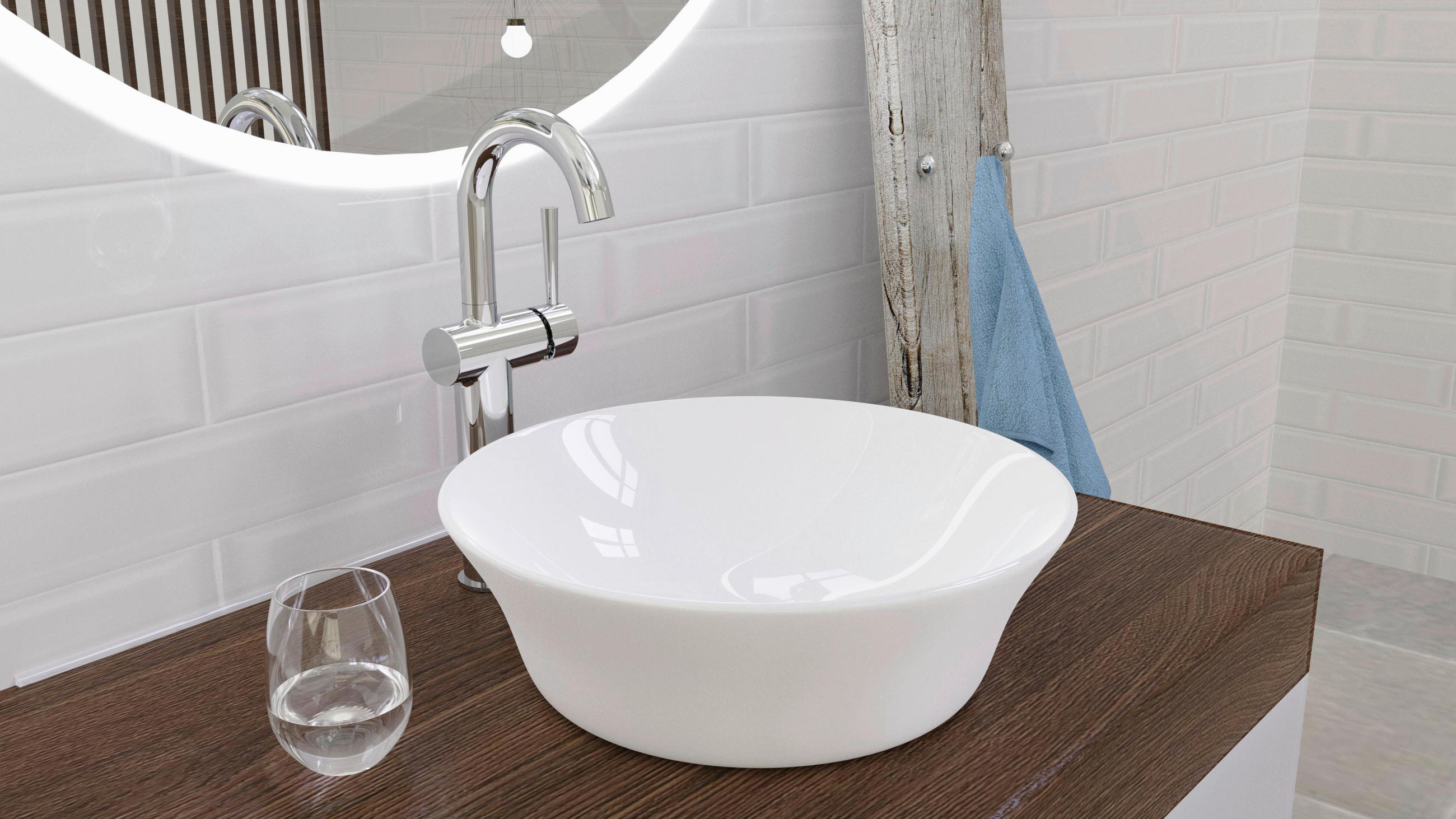 WASCHBECKEN 40/11/40 cm  - Weiß, Basics, Keramik (40/11/40cm) - Schütte