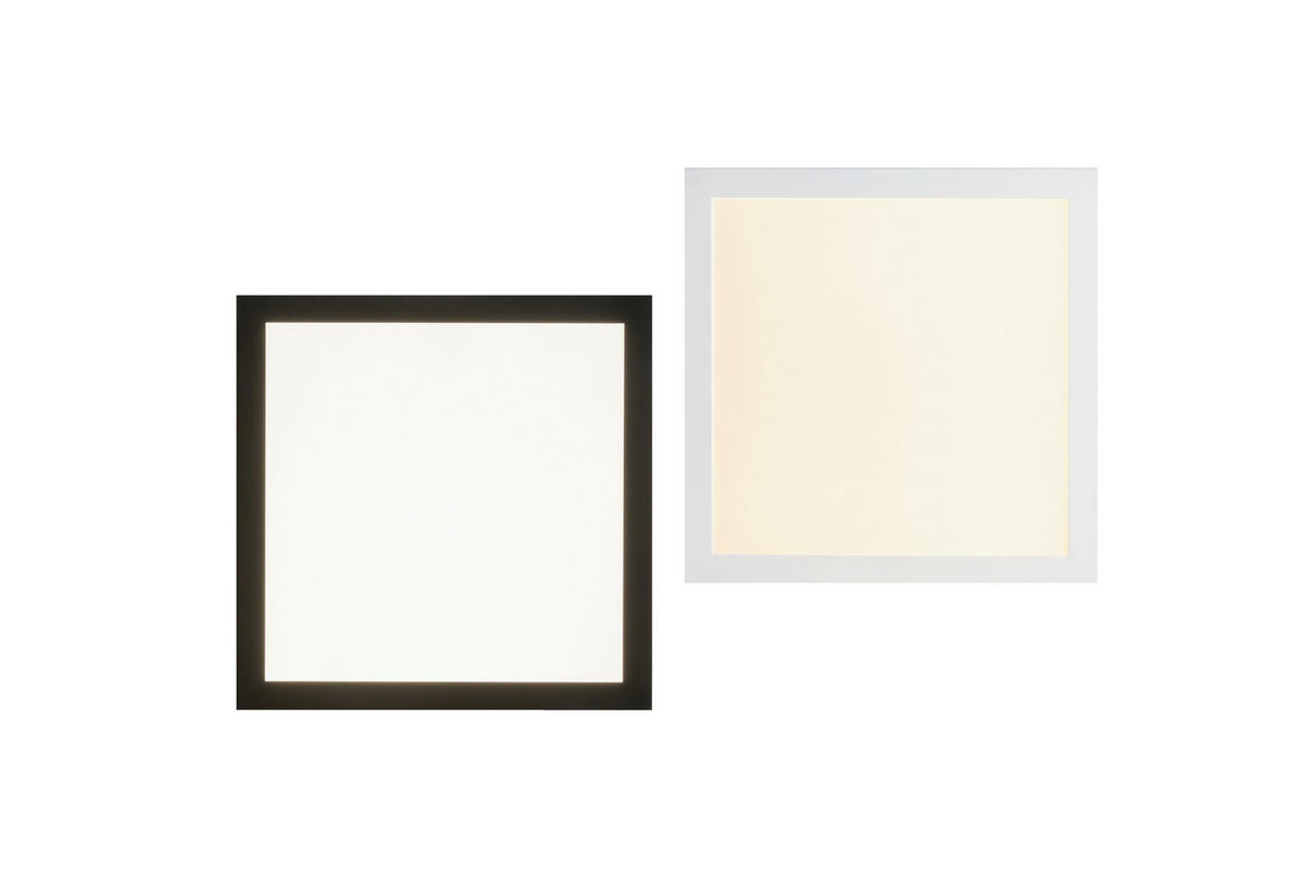 LED PANEL, 30/30/4,5 cm - bílá, Konvenční, kov/plast (30/30/4,5cm) - Novel