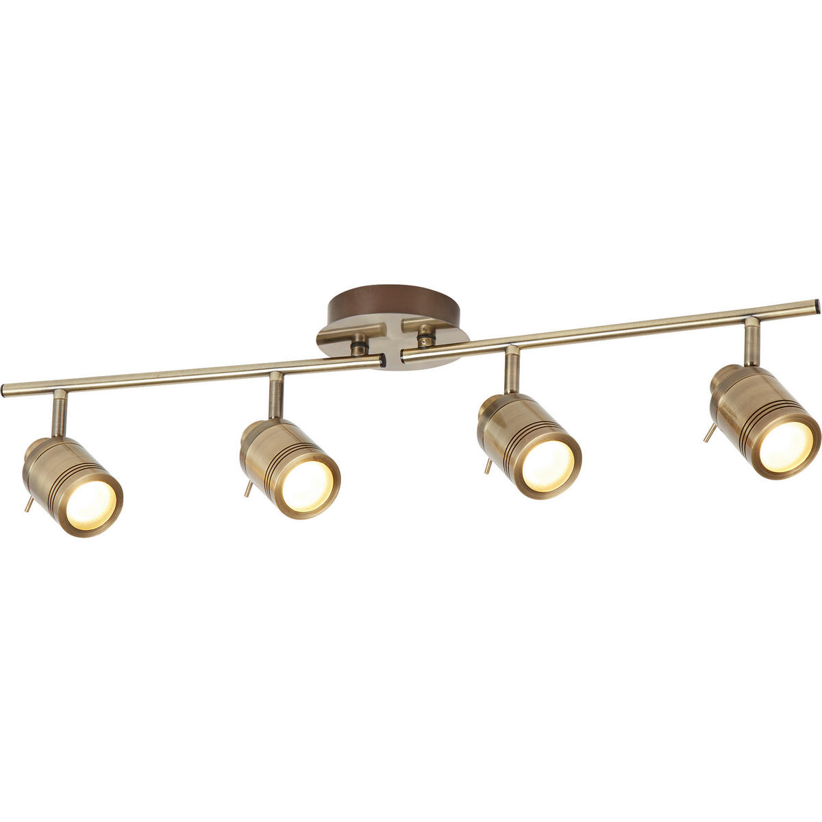 PLAFONIERĂ CU SPOT PROIECTOR - alămiu, Basics, metal (79/19.5/13cm)