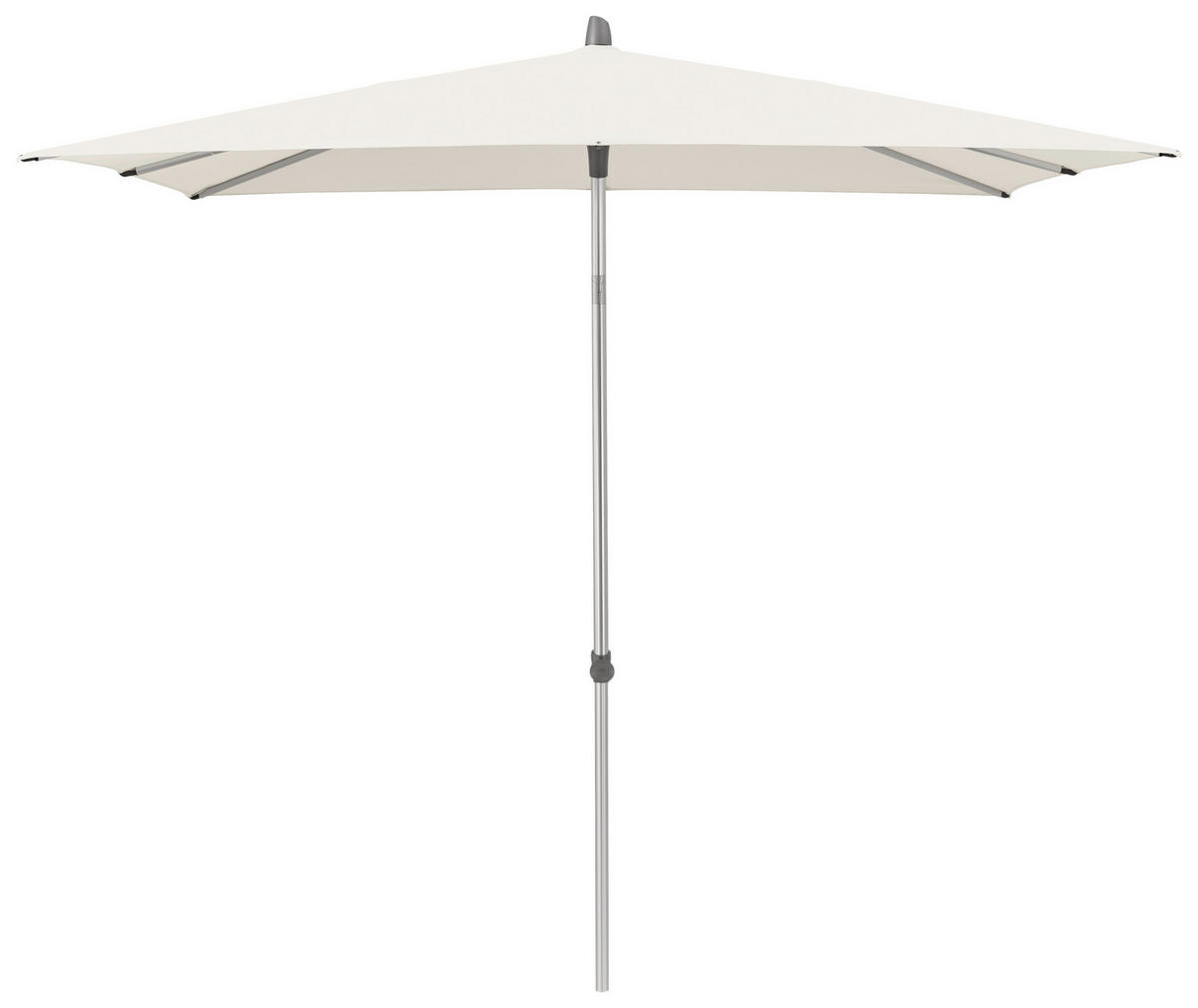 SONNENSCHIRM 200x200 cm Ecru  - Ecru/Silberfarben, Basics, Textil/Metall (200/200cm) - Glatz