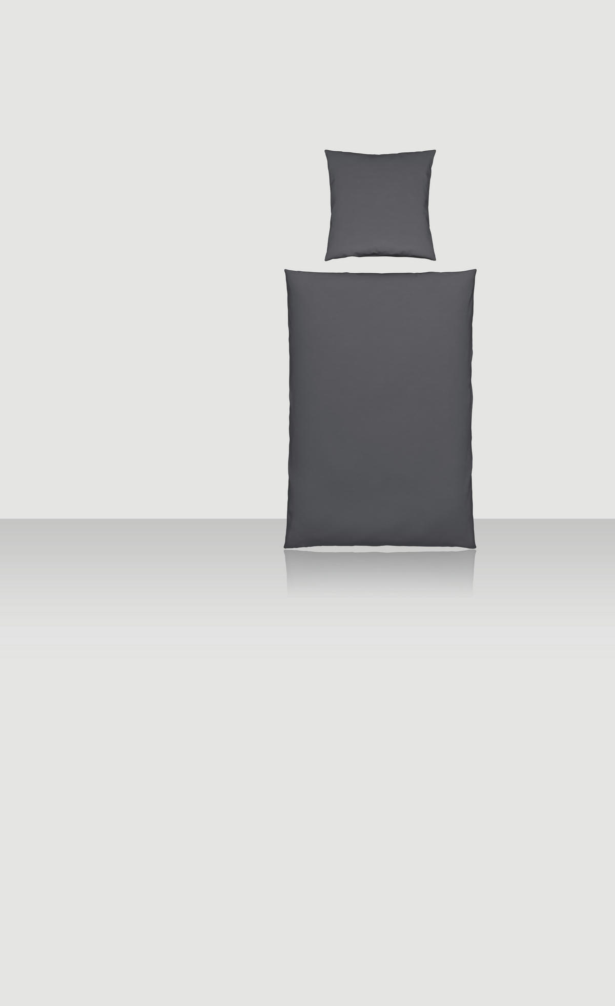 POSTELJINA Lozana 135/200 cm tekstil antracit  - antracit, Konvencionalno, tekstil (135/200cm) - Novel