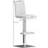 BARHOCKER in Metall, Leder Braun, Edelstahlfarben - Edelstahlfarben/Braun, Design, Leder/Metall (42/90 (115)/51cm) - Novel BARHOCKER in Metall, Leder Braun, Edelstahlfarben - Edelstahlfarben/Braun, Design, Leder/Metall (42/90 (115)/51cm) - Novel