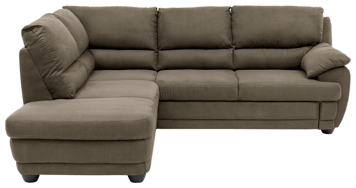 ECKSOFA in Chenille Grau  225/245 cm  - Grau, Design, Kunststoff/Textil (225/245cm) - Livetastic