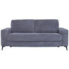 SCHLAFSOFA Cord Dunkelgrau  - Dunkelgrau/Schwarz, Design, Textil/Metall (204/89/98cm) - Carryhome