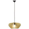 HÄNGLAMPA 45/20 cm  - svart/naturfärgad, Klassisk, metall/trämaterial (45/20cm)