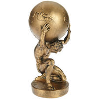 SKULPTURA - zlatna, Dizajnerski, plastika (15/28,5/14cm) - Ambia Home