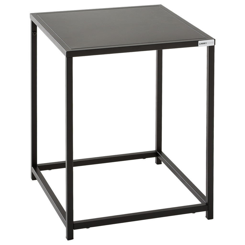 Thumbnail - Carryhome Beistelltisch, Schwarz, Metall, rechteckig, eckig, 37x45.7x38 cm, Wohnzimmer, Wohnzimmertische, Beistelltische...
