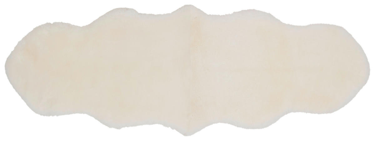 SCHAFFELL 55/160 cm  - Weiss, Trend, Fell (55/160cm) - Linea Natura