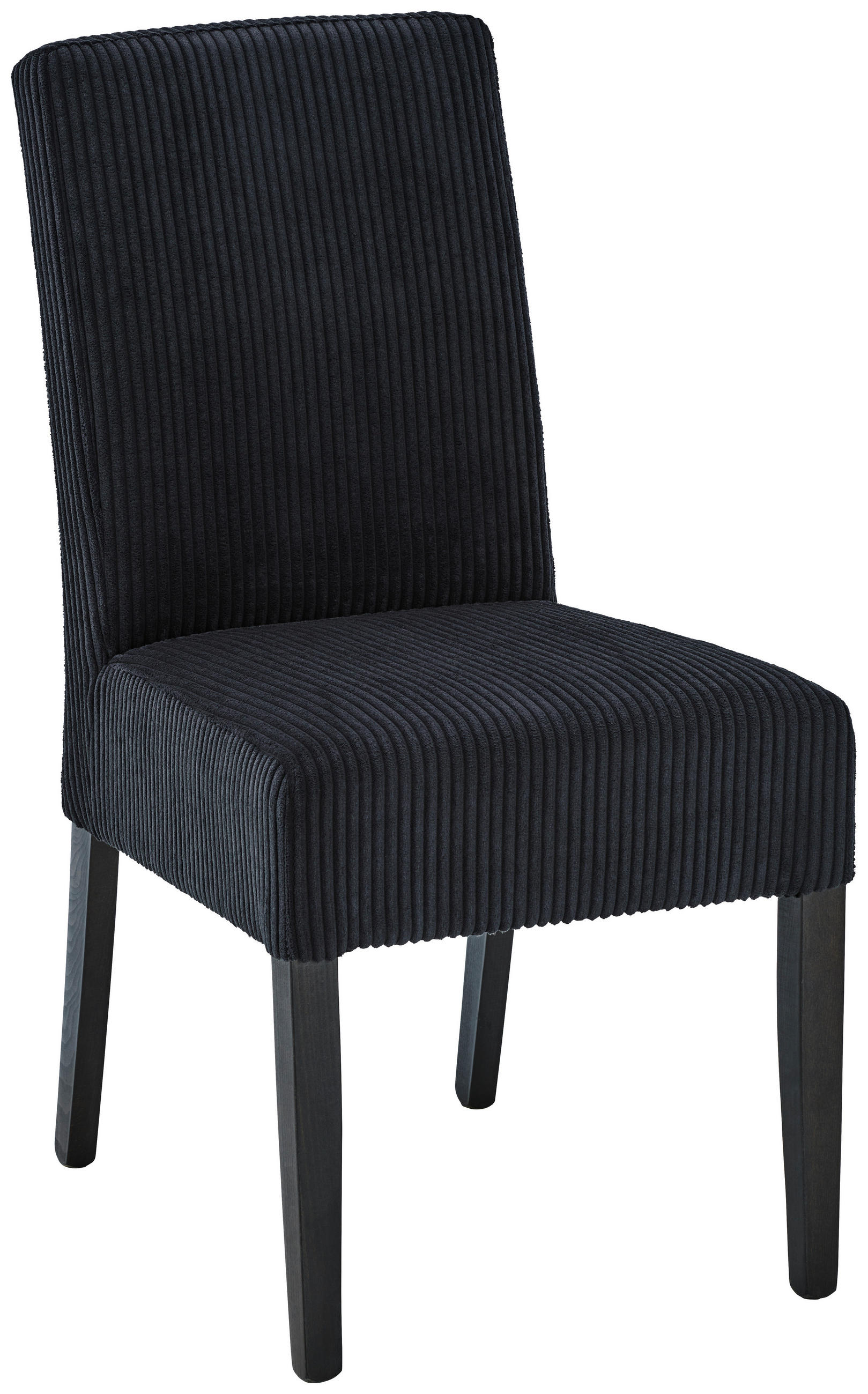 STUHL in Holz, Textil Schwarz  - Wengefarben/Schwarz, MODERN, Holz/Textil (48/95/62cm)