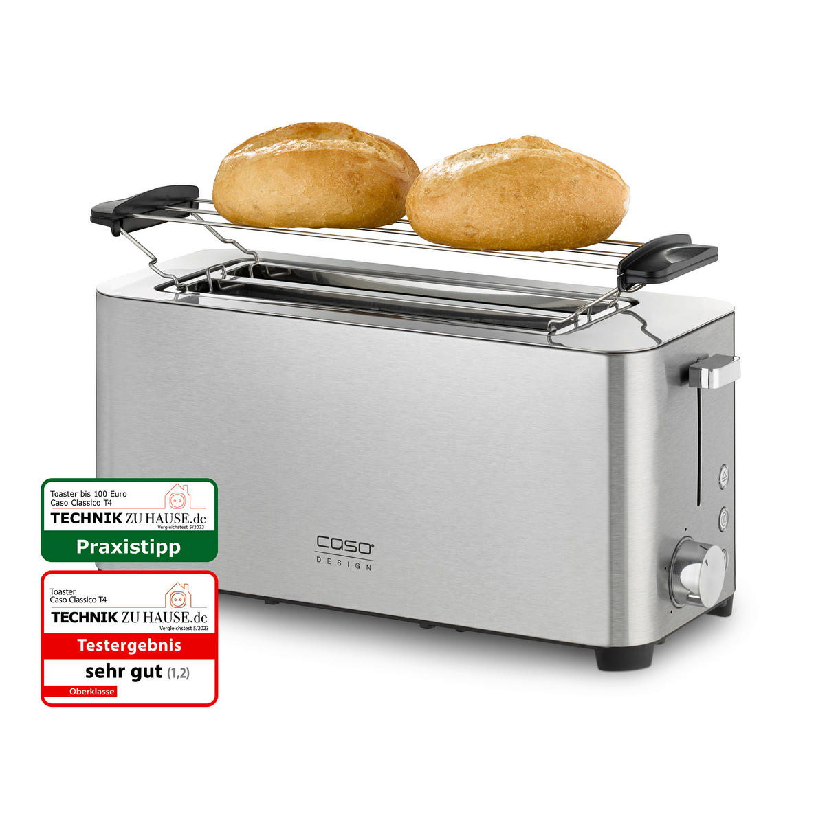 TOASTER Classico  - Edelstahlfarben, Basics (40/18,5/11,5cm) - CASO Design