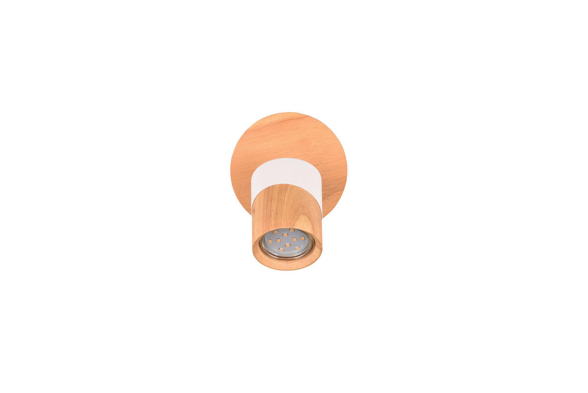 STRAHLER - Weiss/Braun, Natur, Holz/Metall (11/13,5/15cm)