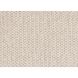 ECKSOFA Creme Flachgewebe Zierkissen, Rückenkissen, Bettkasten, Schlaffunktion, Rücken echt, Liegefläche im Originalstoff  - Creme/Schwarz, MODERN, Kunststoff/Textil (142/240cm) - Carryhome