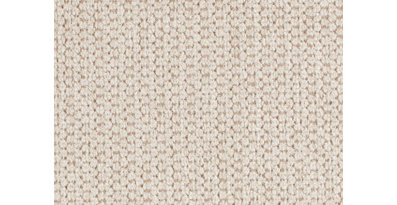 ECKSOFA Creme Flachgewebe Zierkissen, Rückenkissen, Bettkasten, Schlaffunktion, Rücken echt, Liegefläche im Originalstoff  - Creme/Schwarz, MODERN, Kunststoff/Textil (142/240cm) - Carryhome