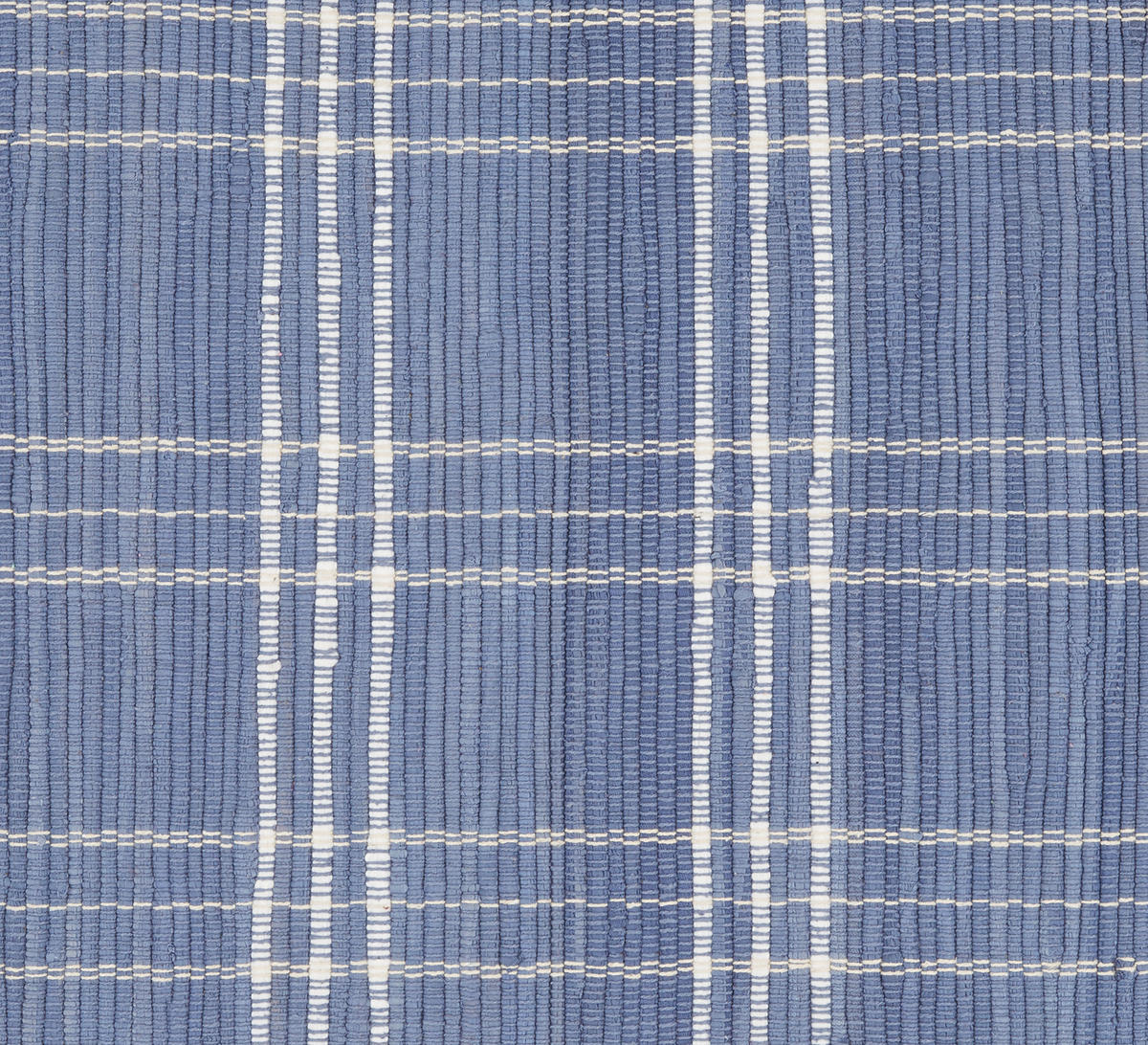 RUČNĚ TKANÝ KOBEREC, 60/90 cm, modrá - modrá, Basics, textil (60/90cm) - Boxxx