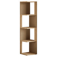 HYLLA i 30/128/30 cm ekfärgad  - ekfärgad, Design, trämaterial (30/128/30cm) - Livetastic