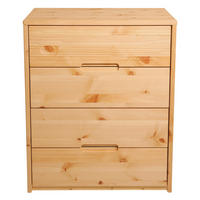 KOMMODE 80/98/45 cm  in Zirbelkieferfarben  - Zirbelkieferfarben, Natur, Holz (80/98/45cm) - Linea Natura
