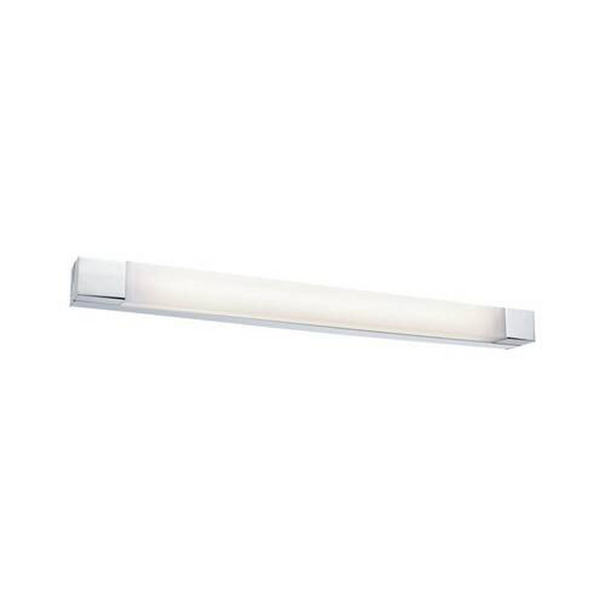 SPIEGELLEUCHTE   - Chromfarben/Weiß, Basics, Kunststoff/Metall (4,5cm) - Paulmann